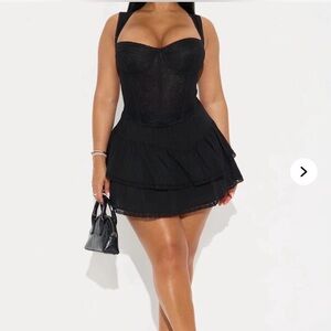 Black Co-oord corest set